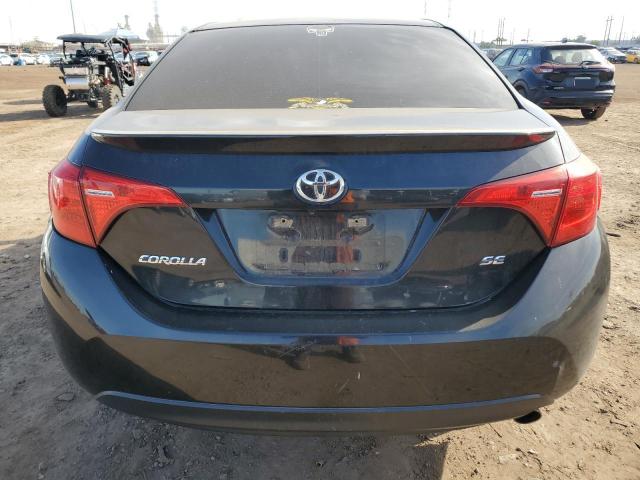 5YFBURHE3HP627388 - 2017 TOYOTA COROLLA L BLACK photo 6