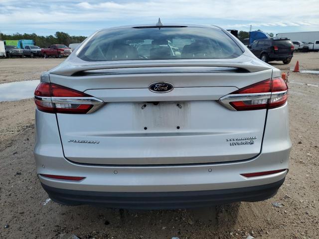 3FA6P0RU1KR109426 - 2019 FORD FUSION TITANIUM SILVER photo 6