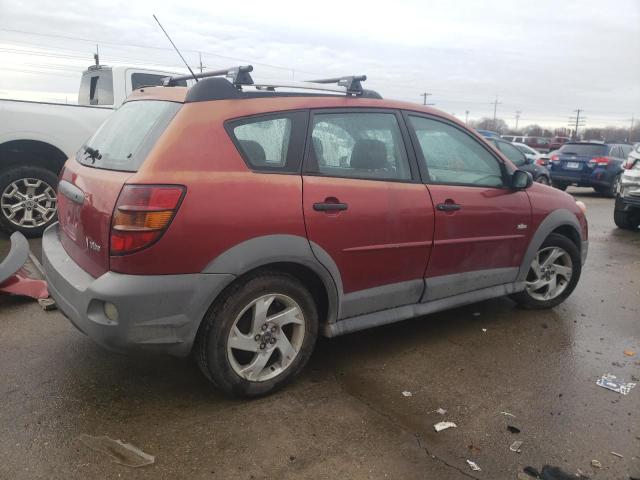 5Y2SL63805Z439142 - 2005 PONTIAC VIBE RED photo 3