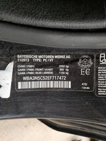 WBA3N5C52EF717472 - 2014 BMW 428 XI BLACK photo 13