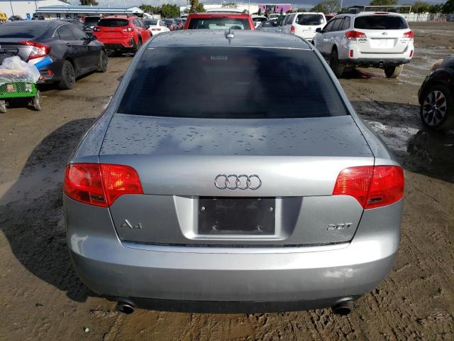 WAUAF68E25A441746 - 2005 AUDI A4 2.0T GRAY photo 6