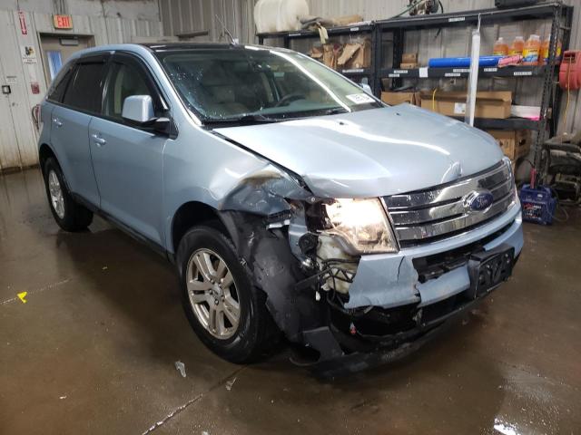 2FMDK48C38BB20088 - 2008 FORD EDGE SEL BLUE photo 4