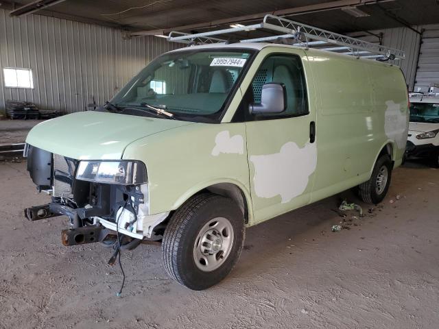 1GCWGAFG6L1168742 - 2020 CHEVROLET EXPRESS G2 GREEN photo 1