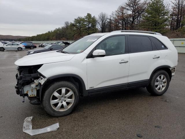 5XYKTDA60DG358483 - 2013 KIA SORENTO LX WHITE photo 1