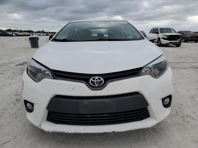 2T1BURHE4EC114145 - 2014 TOYOTA COROLLA L WHITE photo 5