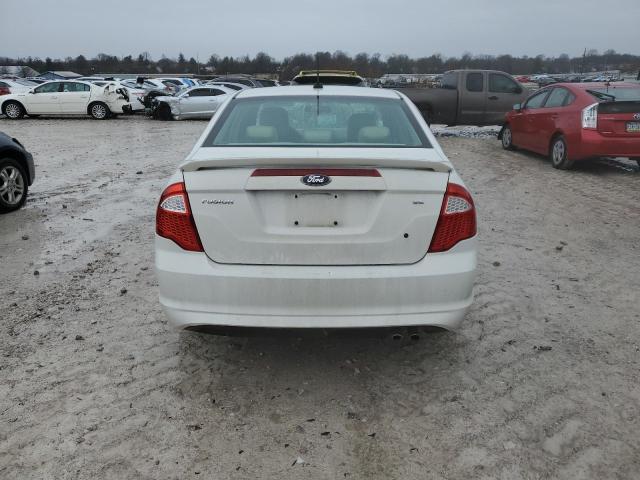 3FAHP0HA7AR405906 - 2010 FORD FUSION SE WHITE photo 6