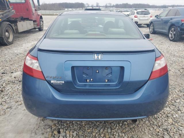 2HGFG11856H502847 - 2006 HONDA CIVIC EX BLUE photo 6