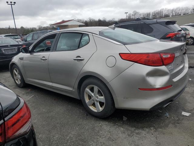 KNAGM4A76F5560183 - 2015 KIA OPTIMA LX BEIGE photo 2