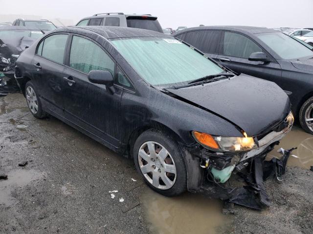 2HGFA16558H335182 - 2008 HONDA CIVIC LX BLACK photo 4