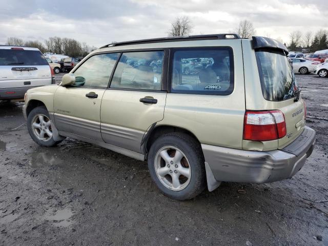 JF1SF65582H716654 - 2002 SUBARU FORESTER S BEIGE photo 2