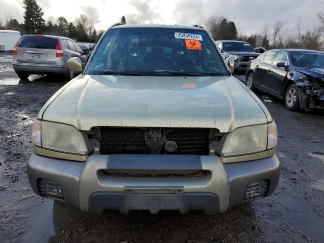 JF1SF65582H716654 - 2002 SUBARU FORESTER S BEIGE photo 5