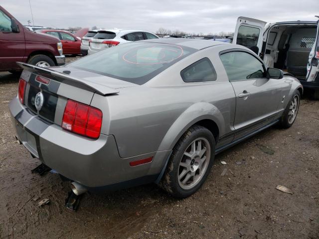 1ZVHT88S185170670 - 2008 FORD MUSTANG SHELBY GT500 GRAY photo 3