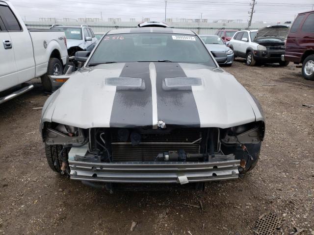 1ZVHT88S185170670 - 2008 FORD MUSTANG SHELBY GT500 GRAY photo 5