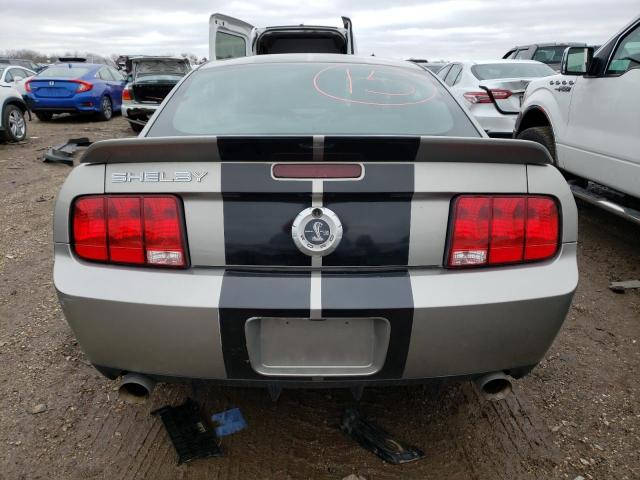 1ZVHT88S185170670 - 2008 FORD MUSTANG SHELBY GT500 GRAY photo 6