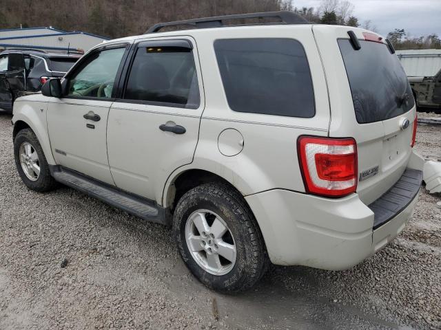 1FMCU93198KC16953 - 2008 FORD ESCAPE XLT BEIGE photo 2