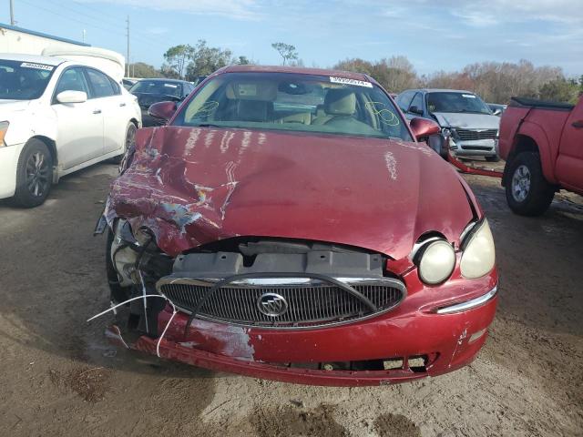 2G4WD582161159345 - 2006 BUICK LACROSSE CXL RED photo 5