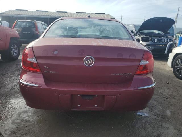 2G4WD582161159345 - 2006 BUICK LACROSSE CXL RED photo 6