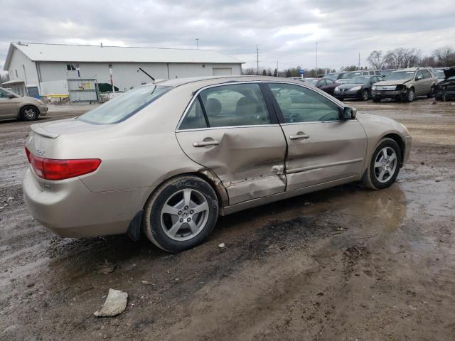 JHMCN36475C012113 - 2005 HONDA ACCORD HYB BEIGE photo 3