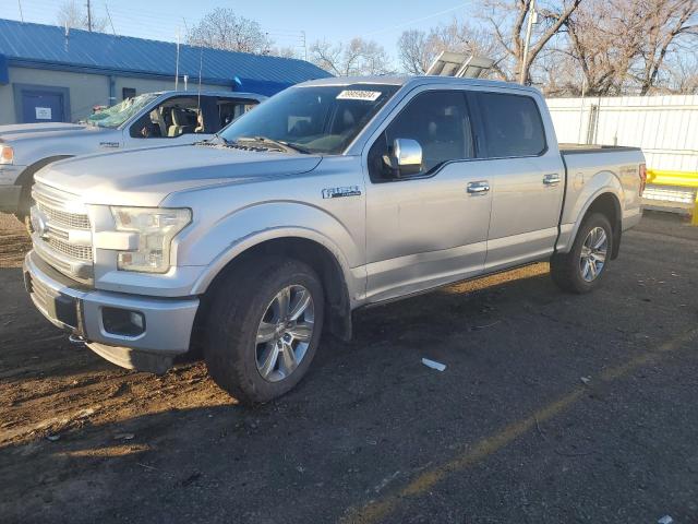 1FTEW1EF8FFC92932 - 2015 FORD F150 SUPERCREW SILVER photo 1