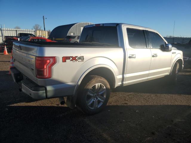 1FTEW1EF8FFC92932 - 2015 FORD F150 SUPERCREW SILVER photo 3