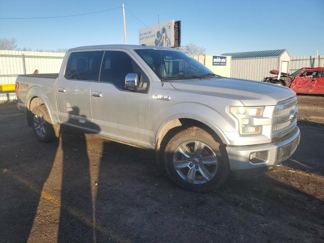 1FTEW1EF8FFC92932 - 2015 FORD F150 SUPERCREW SILVER photo 4