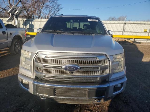 1FTEW1EF8FFC92932 - 2015 FORD F150 SUPERCREW SILVER photo 5