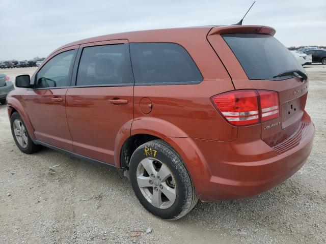 3C4PDCAB9DT577400 - 2013 DODGE JOURNEY SE ORANGE photo 2