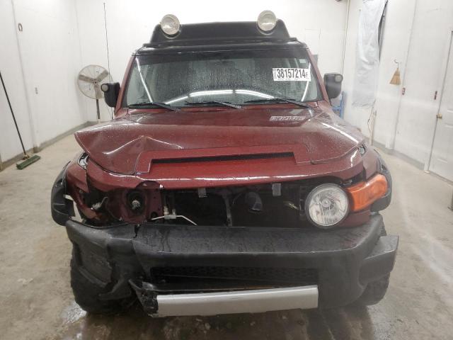 JTEBU11F08K052665 - 2008 TOYOTA FJ CRUISER BURGUNDY photo 5