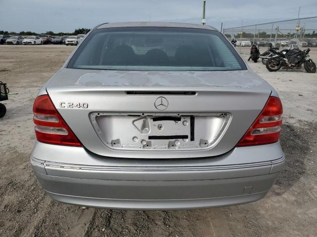 WDBRF61J92E006562 - 2002 MERCEDES-BENZ C 240 SILVER photo 6