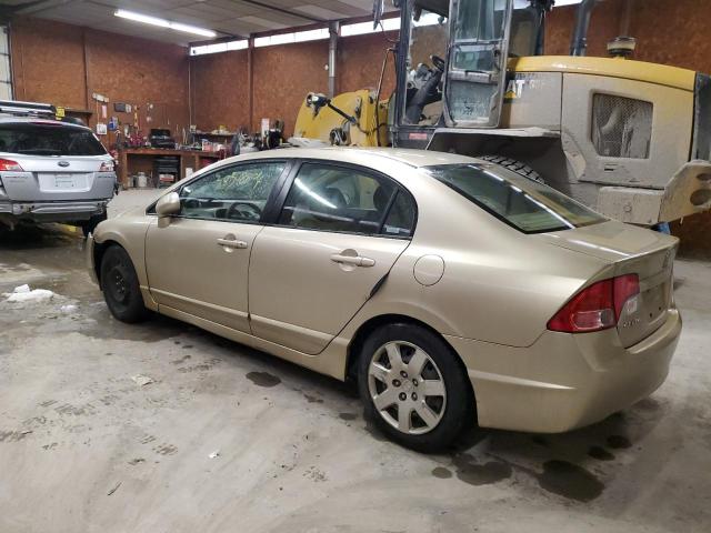 1HGFA16508L047248 - 2008 HONDA CIVIC LX TAN photo 2