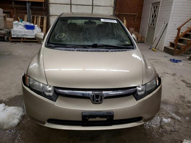 1HGFA16508L047248 - 2008 HONDA CIVIC LX TAN photo 5