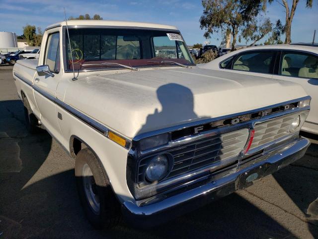 F15YLW01426 - 1975 FORD F-150 CREAM photo 4