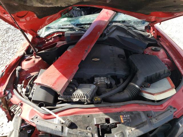 2G1FA1E35D9206130 - 2013 CHEVROLET CAMARO LS RED photo 11