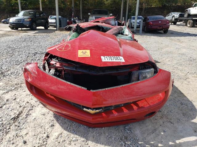 2G1FA1E35D9206130 - 2013 CHEVROLET CAMARO LS RED photo 5