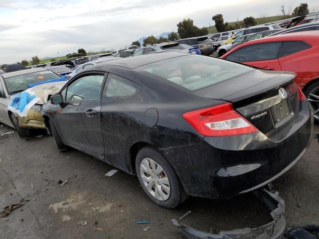 2HGFG3B57CH502229 - 2012 HONDA CIVIC LX BLACK photo 2