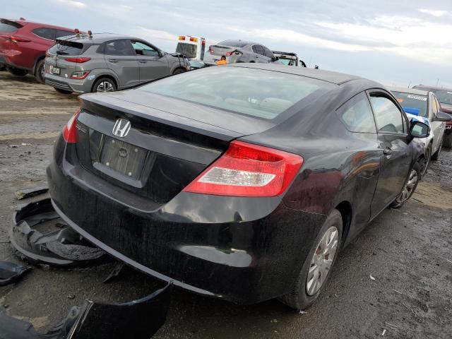 2HGFG3B57CH502229 - 2012 HONDA CIVIC LX BLACK photo 3