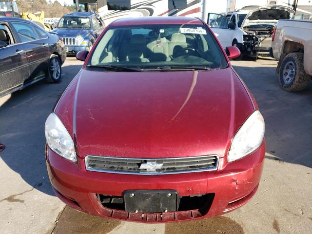 2G1WT58K779170093 - 2007 CHEVROLET IMPALA LT RED photo 5