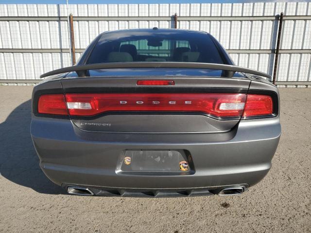 2B3CL3CG0BH606753 - 2011 DODGE CHARGER GRAY photo 6