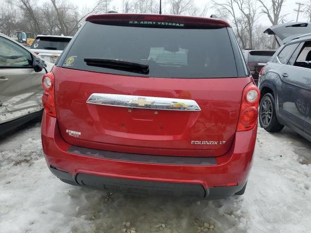 2GNALDEK4D1136680 - 2013 CHEVROLET EQUINOX LT RED photo 6