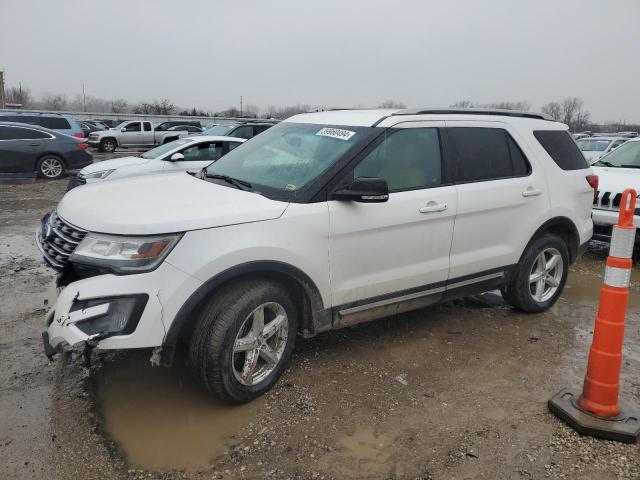 1FM5K8D85GGB18069 - 2016 FORD EXPLORER XLT WHITE photo 1