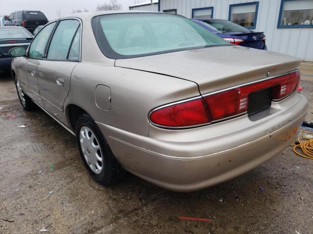 2G4WS52J0Y1212027 - 2000 BUICK CENTURY CUSTOM BEIGE photo 2