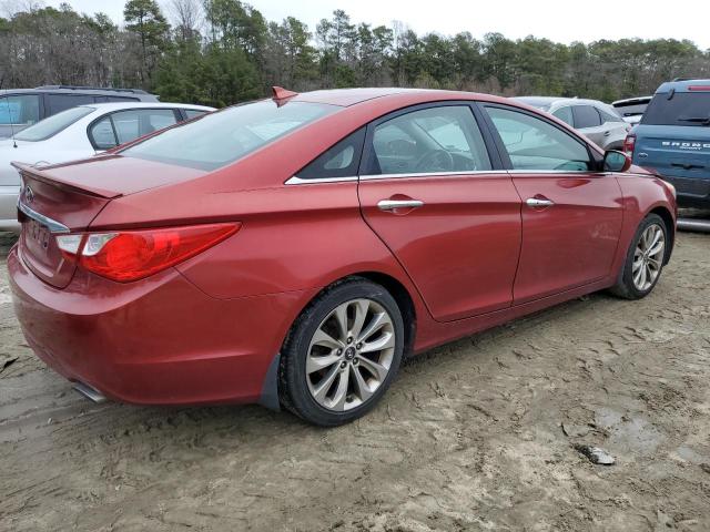 5NPEC4AC0DH723952 - 2013 HYUNDAI SONATA SE RED photo 3