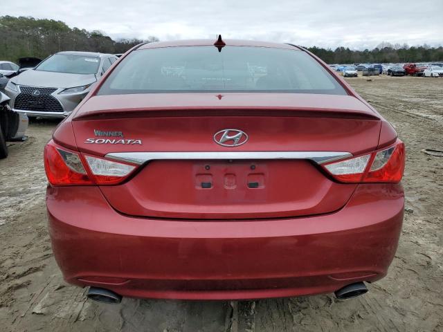 5NPEC4AC0DH723952 - 2013 HYUNDAI SONATA SE RED photo 6