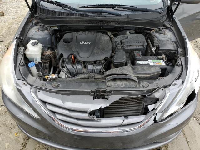 5NPEB4AC2DH719744 - 2013 HYUNDAI SONATA GLS GRAY photo 11