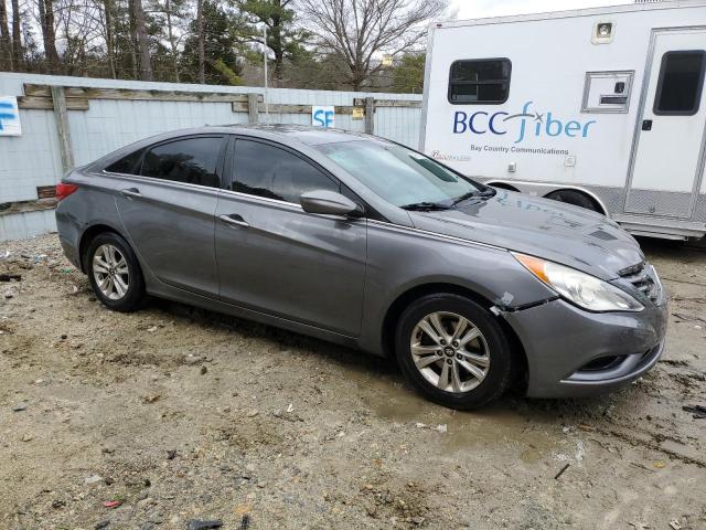 5NPEB4AC2DH719744 - 2013 HYUNDAI SONATA GLS GRAY photo 4