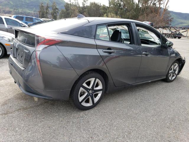 JTDKARFU4G3023410 - 2016 TOYOTA PRIUS GRAY photo 3