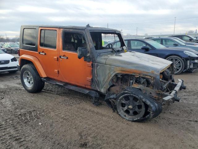 1J4BA5H16AL180661 - 2010 JEEP WRANGLER SAHARA ORANGE photo 4