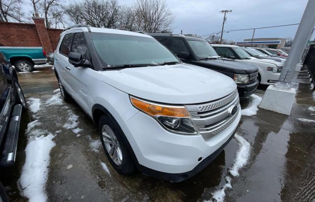 1FM5K7D82EGB43681 - 2014 FORD EXPLORER XLT WHITE photo 1