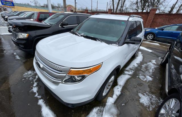 1FM5K7D82EGB43681 - 2014 FORD EXPLORER XLT WHITE photo 2