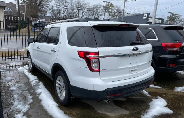 1FM5K7D82EGB43681 - 2014 FORD EXPLORER XLT WHITE photo 3